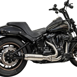 2-into-1 Exhaust System with Superbike Muffler - Stainless Steel - Catalytic Converter - 49 State