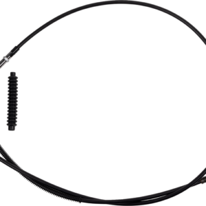 High-Efficiency Black Vinyl Clutch Cable - +8" Size