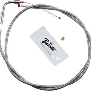 Stainless Steel Idle Cable - +6" - '02-'07 FLH