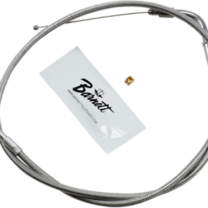 Stainless Steel Idle Cable - Dyna/FXR/Softail