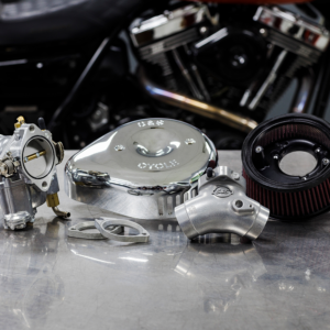 Super G Carburetor with Stealth Air Cleaner Kit - Chrome - Twin Cam