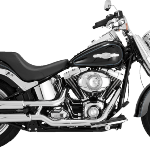 Twin Slash 3" Slip-On Mufflers - Chrome
