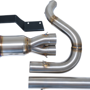 Hi-Output RR Exhaust System - Brushed