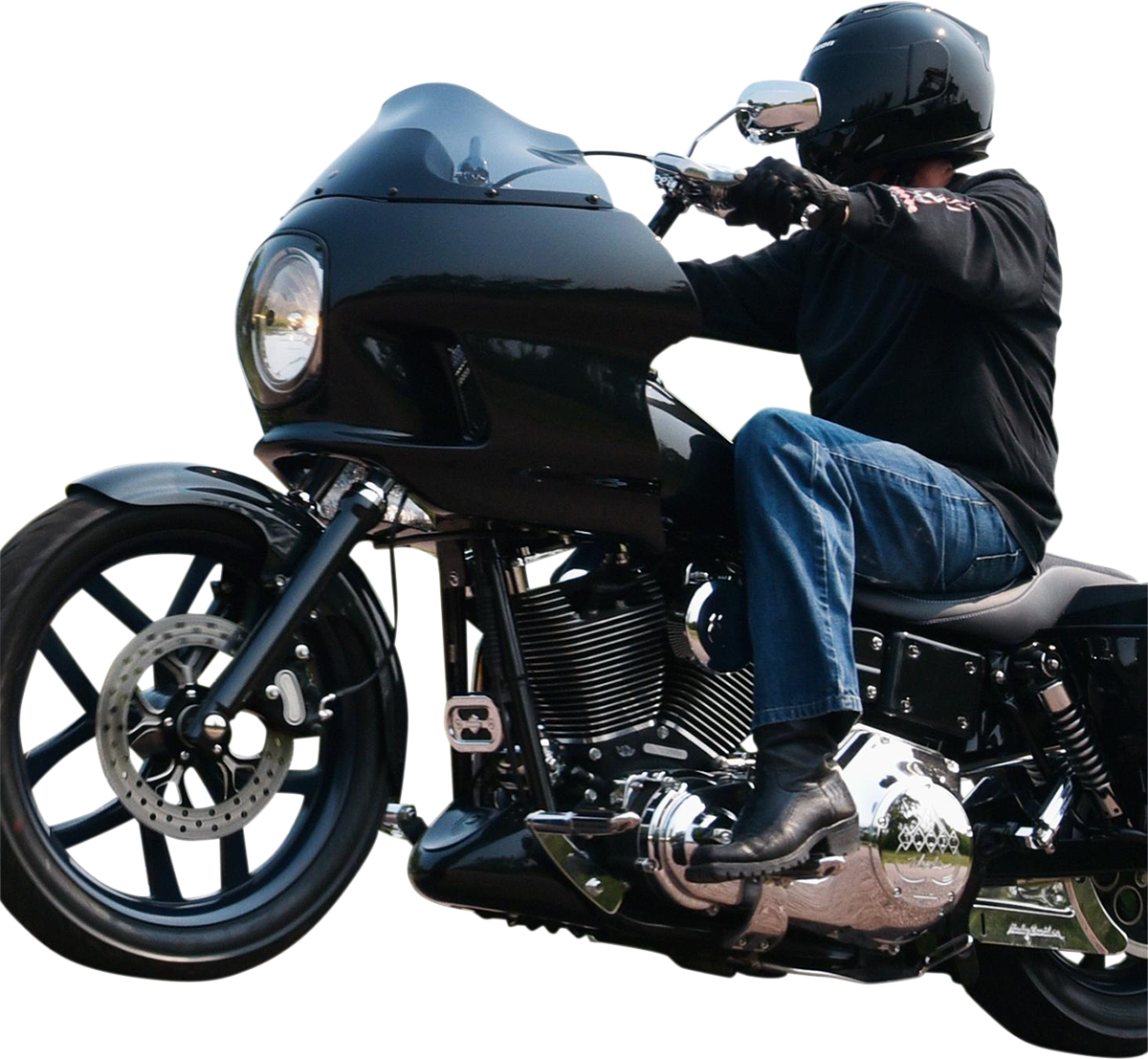 Thickster Front Fender - Black - 16"-19" - HD Touring/Trike