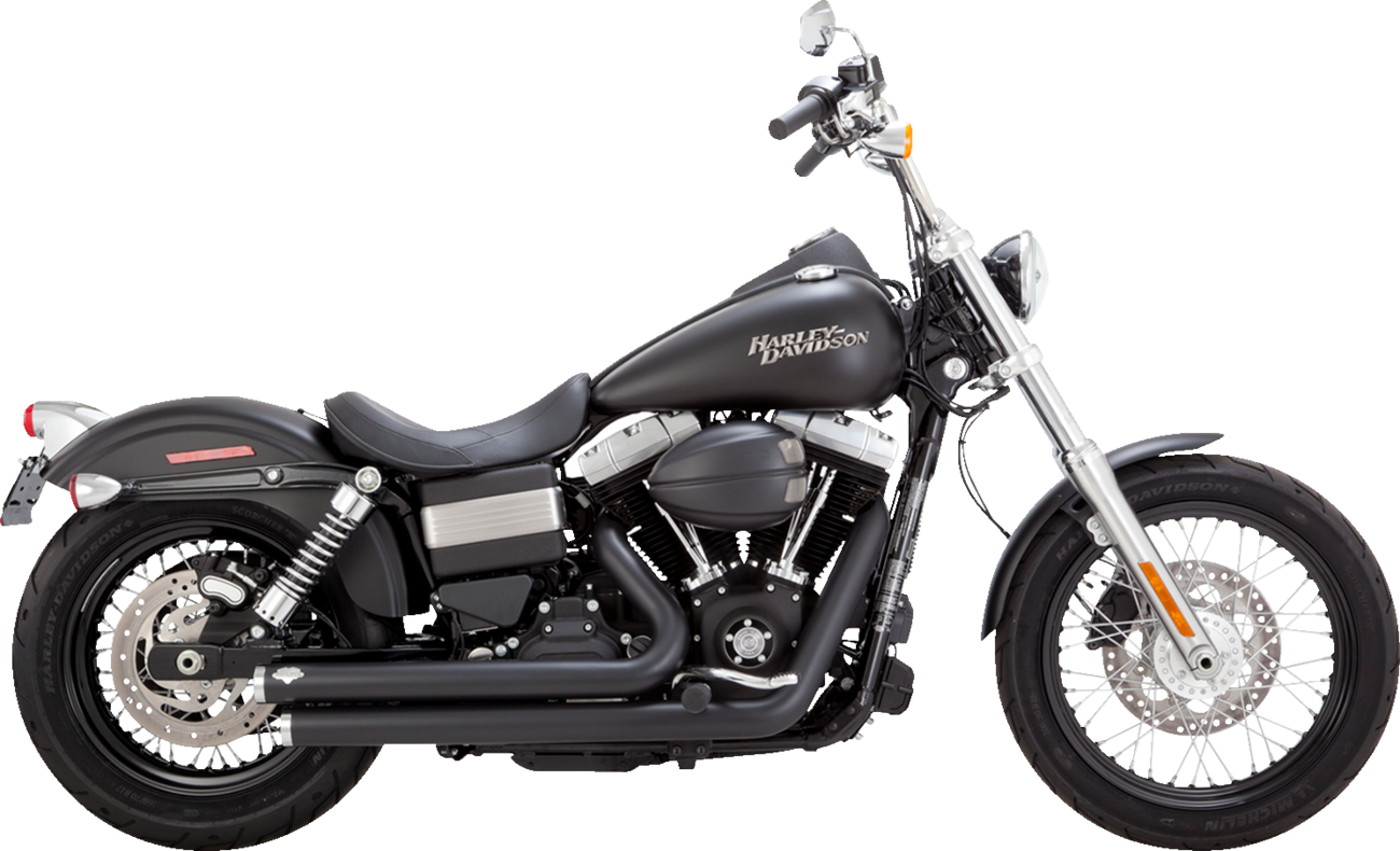 Big Shots Staggered Exhaust System - Matte Black