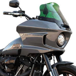 Kolor Flare® Windshield - 8" - Green - '22-'25 FXLRST