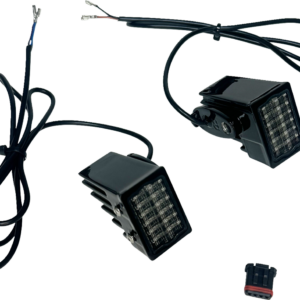 Rear Strut Mount LED Turn Signals - Black with Smoke Lens