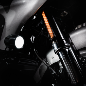 LED Fork Light - Smoke - Black