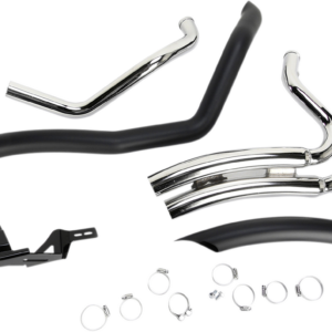 Speedster Swept Short Exhaust - Black - '14-'20 XL