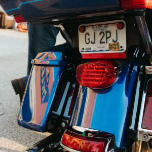 Taillight - with License Plate Illumination Window - Red