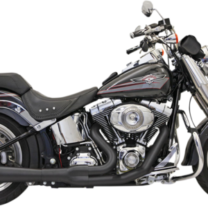 2:1 Exhaust - Black - Short - Softail