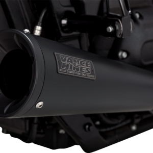 2-into-1 Upsweep Exhaust System - Black - Stainless Steel