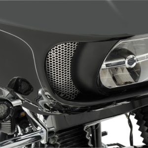 Fairing Vent Screen - Round - Chrome - FLTR