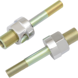 Adjustable Shock Lowering Kit - Rear - Lowers 0"-1.25" - Chrome/Gold Anodized Finish