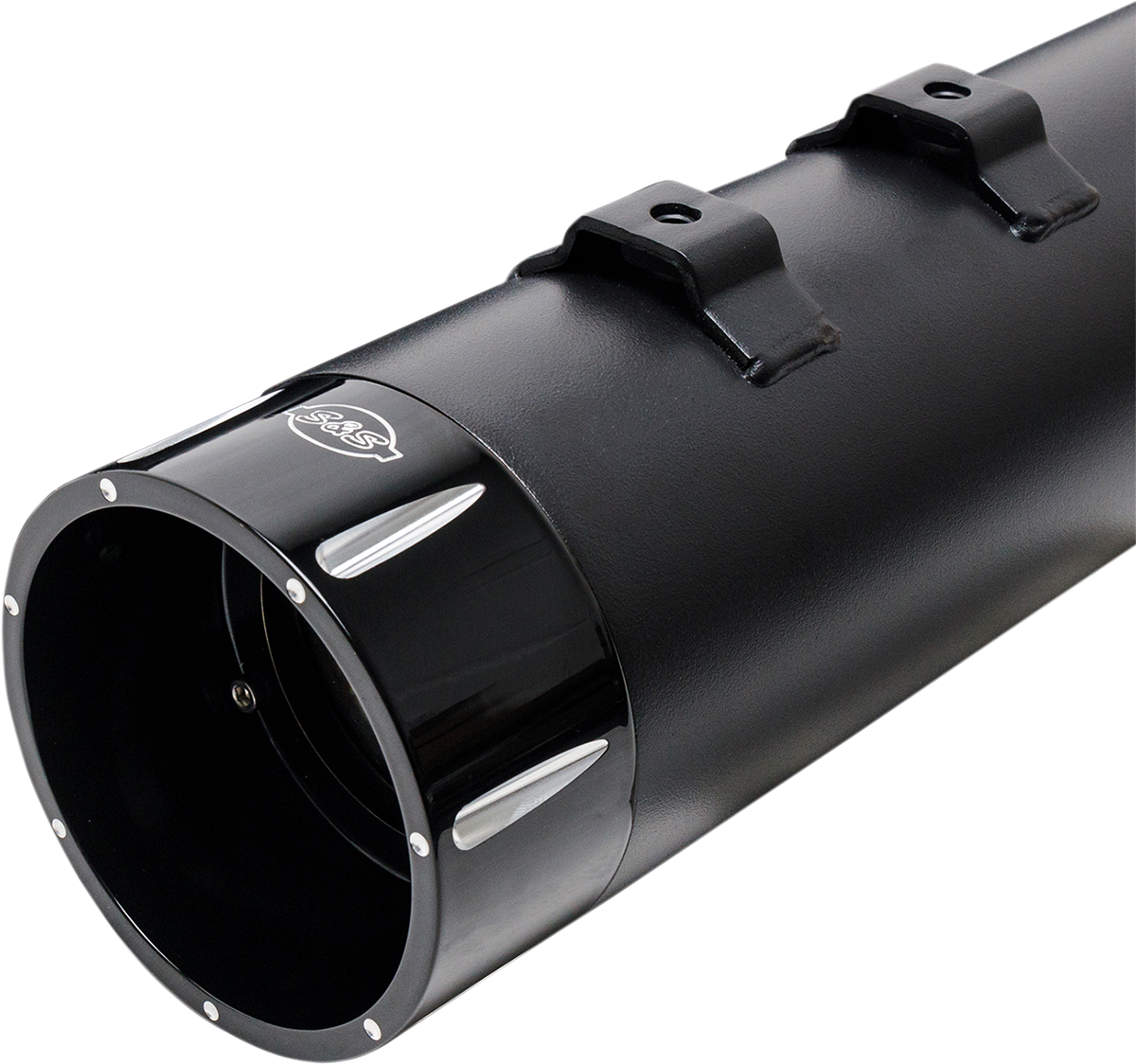 4-1/2" MK45 Performance Mufflers - Black Tracer