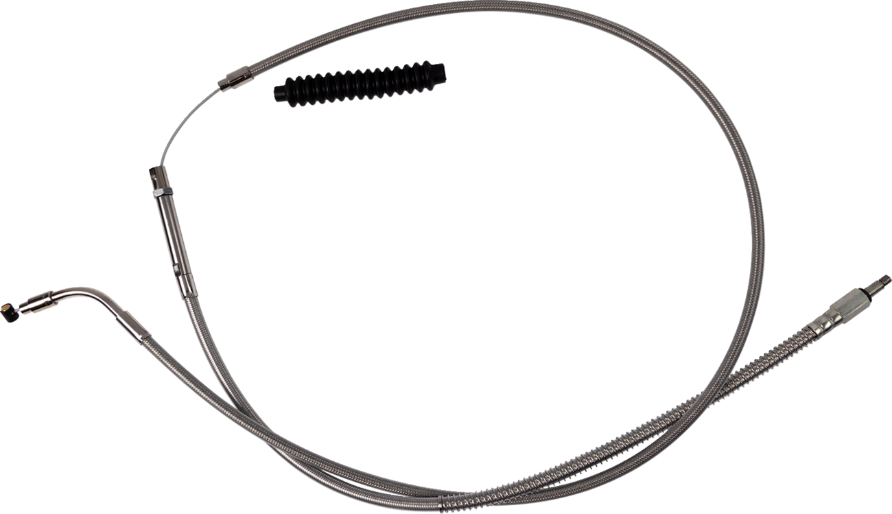High-Efficiency Stainless Steel Clutch Cable for Harley-Davidson - +6" - '23-'24 FLHXSE