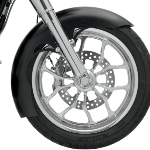 Tude Front Fender - Black - 16"-19" - HD Touring/Trike