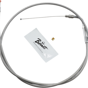 Stainless Steel Throttle Cable - +6" - '02-'07 FLH