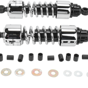 Shocks - 12.5" - 412 Cruiser Series - Chrome - Heavy Duty