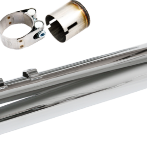 2-into-1 Swindler Exhaust Conversion Kit - 4-1/2" - Chrome - M8 Touring