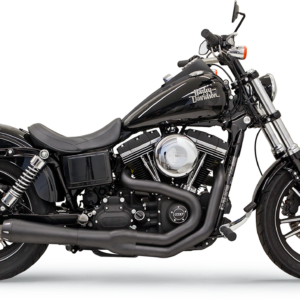Mega Power Exhaust - Black - FXD/FXDWG with Mid/Forward Controls