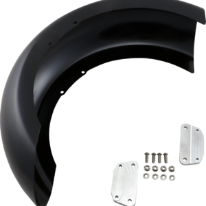 Slicer Front Fender - Black - 18" - HD Softail