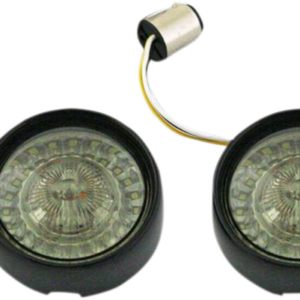 Bullet Turn Signal - 1157 - Gloss Black - Smoke Lens