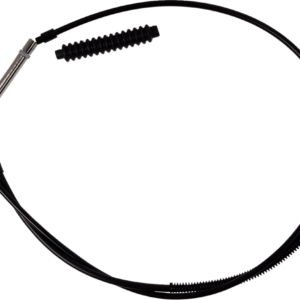 High-Efficiency Black Vinyl Clutch Cable - +8" Size