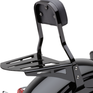 Sissy Bar Luggage Rack - Black - Formed