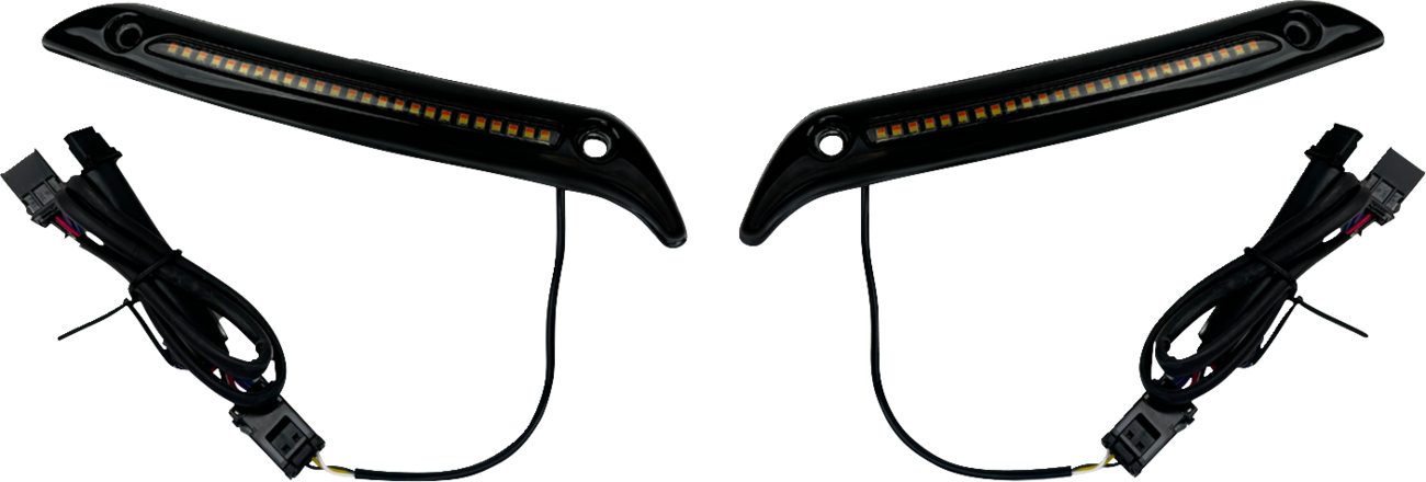 LED Windshield Trim - Gloss Black