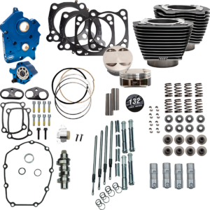 132" Power Pack - 550 Chain Drive - Oil Cooled - Black Granite w/Highlight Fins - 114"/117" M8