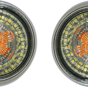 Bullet Turn Signal - 1156 - Chrome - Smoke Lens