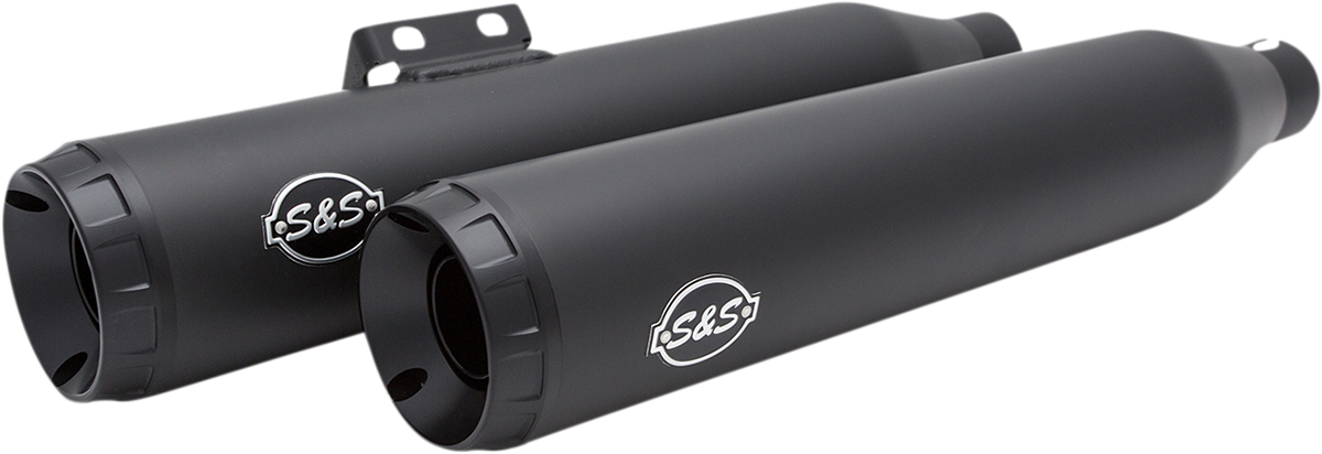 Grand National Slip-On Mufflers - 50-State - Guardian Black - M8 Softail