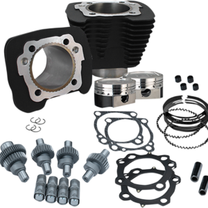 Hooligan Kit - 883 cc to 1200 cc - Wrinkle Black - Sportster