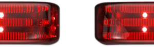 Saddlebag LED Lights - Sequential - Chrome/Red