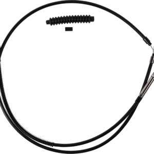 High-Efficiency Black Vinyl Clutch Cable - +8" Size