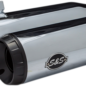 Grand National Slip-On Mufflers - Race - Chrome - FLHC/FLDE