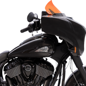 Ice Flare® Windshield - 10" - Orange Ice - '14-'26 Indian