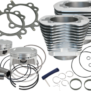 4" Big Bore Bolt-In Sidewinder® Cylinder Kit - 100" - Silver