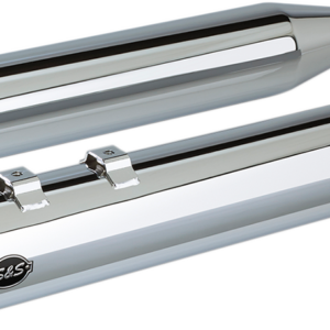 Grand National Slip-On Mufflers - Chrome - FLT '95-'16