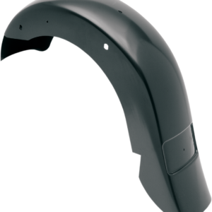 WFB™ Benchmark Stretched Rear Fender - Frenched - Black - Steel