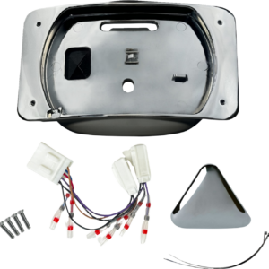 Taillight Eliminator/License Plate Mount - Chrome