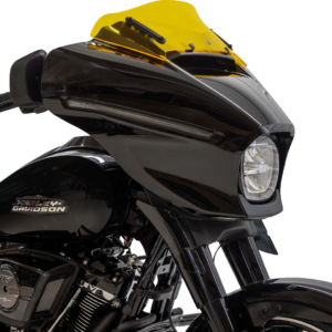 Kolor Flare™ Windshield - 6-1/2" - Yellow - FLHX