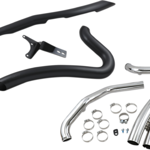 Speedster Swept Short Exhaust - Black