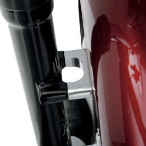 Hugger Front Fender Mounting Blocks - For 21" Wheels - Chrome