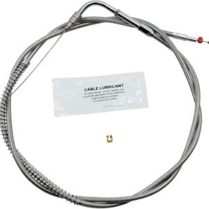 Stainless Steel Throttle Cable - +8" - '96-'01 Touring