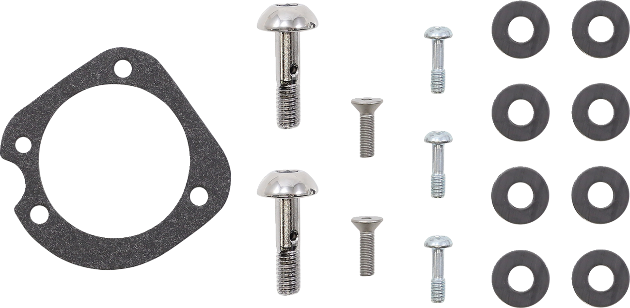 Air Stinger Stealth Air Cleaner Kit - Black Chrome Ring