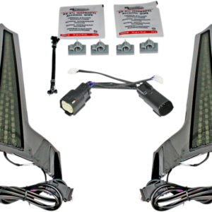 Fascia LED Light Panels - Chrome/Smoke