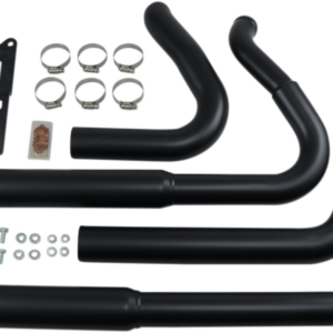Pro Street Exhaust - Black - Softail