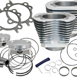 107" Big Bore Cylinder Kit - Silver - Twin Cam